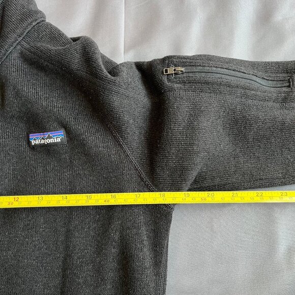 Patagonia Better Sweater Jacket Full Zip Pull Missing Womens Size Medium Black - Picture 6 of 11